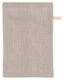 Amber And Natural Linen Bath Mitts Set of 3