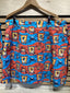 Blue Platypus Clothing  Brownstone Betties A-Line Skirt in Red and Blue - 2X