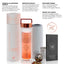 Teabloom All-purpose Beverage Tumbler/Tea Strainer