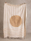 Zoya Tufted Sun & Waves Throw Blanket - 50 x 60