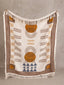 Aarya Hand-Woven Cotton Throw Blanket 50"×60″