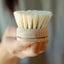 CASA AGAVE® Long Handle Dish Brush White Teak