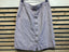Liz Claiborne button front, pinstripe linen & cotton midi skirt - 14