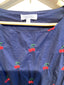 Cotton Dress with Embroidered Cherries