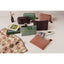 Copper Quilted Velvet Flat Pouch
