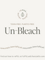 Un-Bleach reFILL Bottle Label
