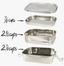 Stainless Steel BKLYN Bento Lunchbox